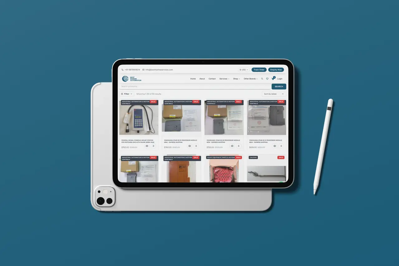 Best Marine Automation e-commerce platform
